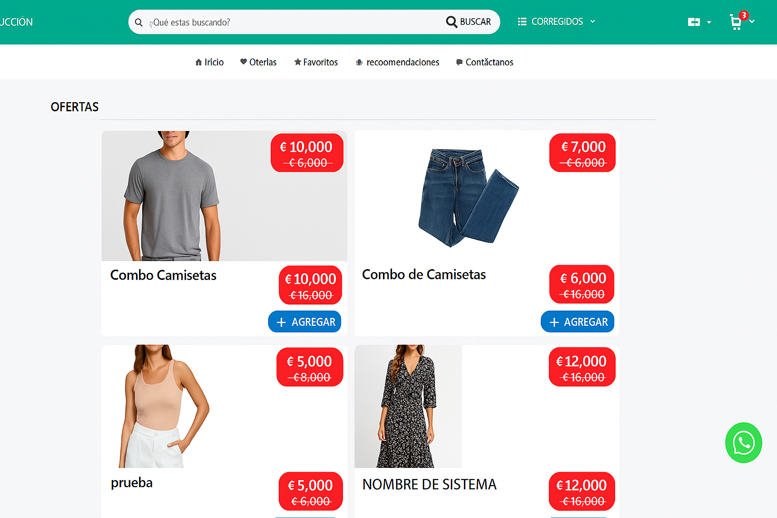 Productos Tienda En Línea